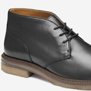 Johnston & Murphy Calder Chukka Black Leather Boots